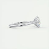 Solitaire Engagement Ring Featuring 1.35 CT Round Moissanite 2