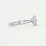 Solitaire Bezel Engagement Ring Featuring 1.35 CT Round Moissanite 2