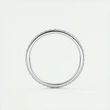 Full Eternity Wedding Band Featuring 0.37 TCW Round Moissanite 5