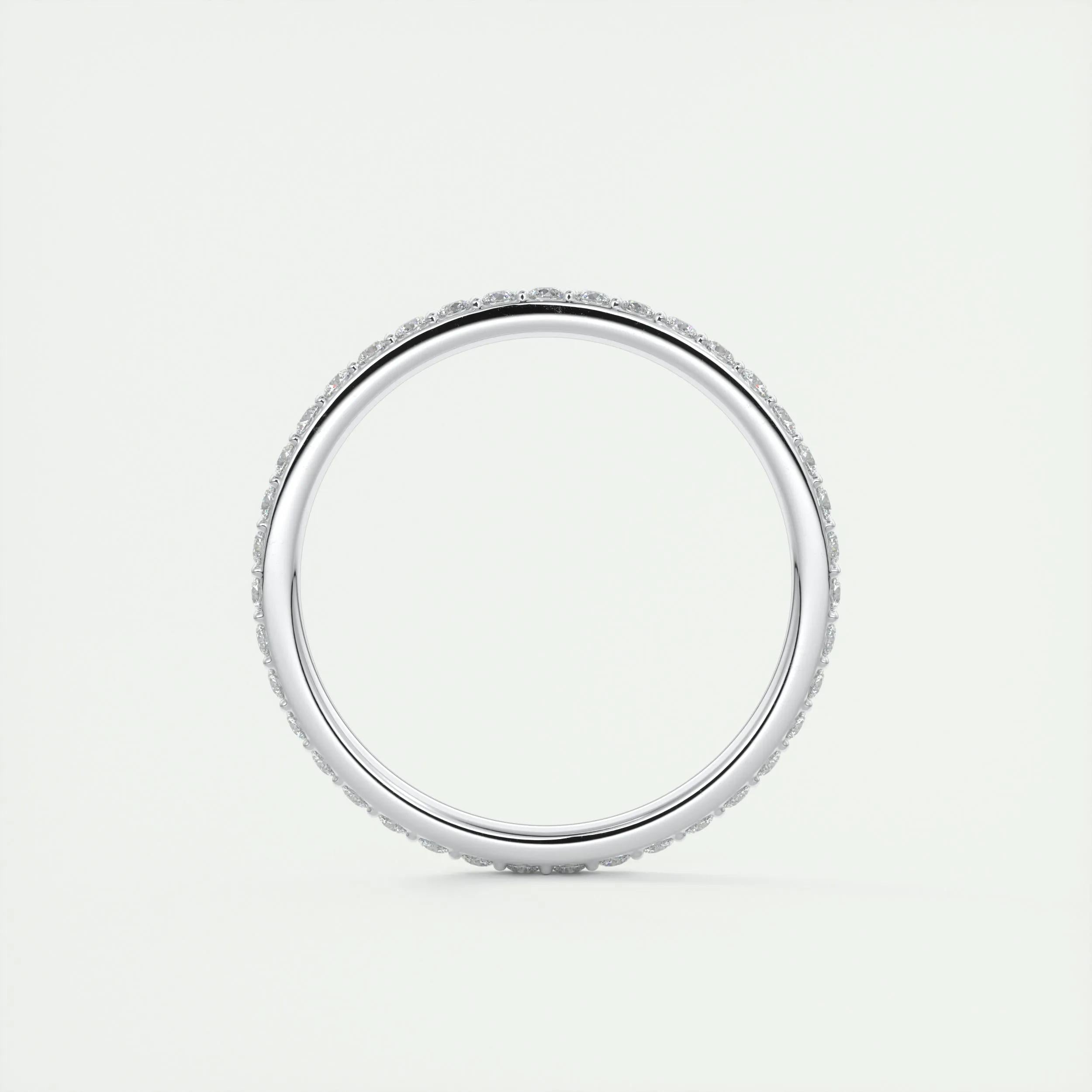 Full Eternity Wedding Band Featuring 0.37 TCW Round Moissanite 5