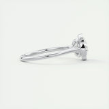 Solitaire Bezel Engagement Ring Featuring 2.0 CT Round Moissanite 2