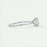 Hidden Halo Engagement Ring Featuring 2.15 CT Cushion Moissanite 2