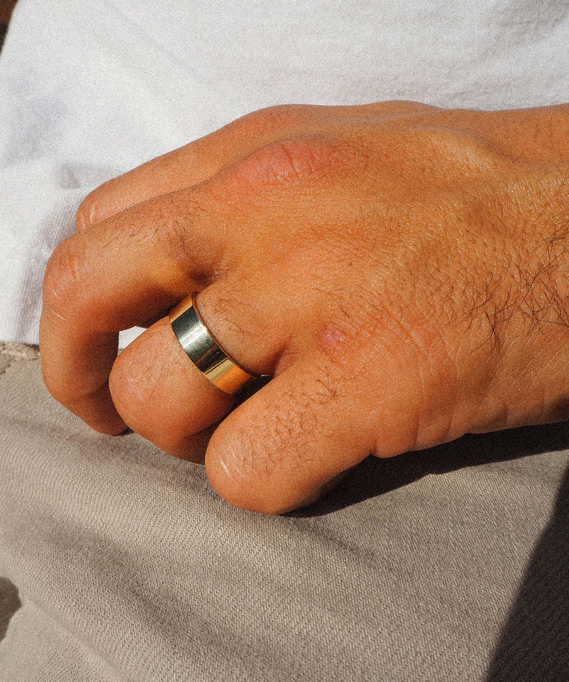 Polished Classic Wedding Band For Men 6