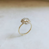 1.0 CT Round Shaped Moissanite Halo Engagement Ring 7