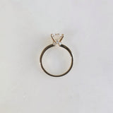 2.50 CT Round Shaped Moissanite Multi Stone Engagement Ring 3