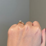 1.0 CT Emerald Shaped Moissanite Solitaire Engagement Ring 4