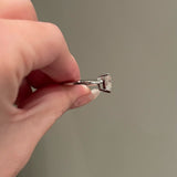 2.0 CT Heart Shaped Moissanite Solitaire Engagement Ring 4