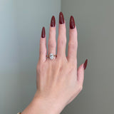 2.50 CT Oval Shaped Moissanite Solitaire Engagement Ring 2