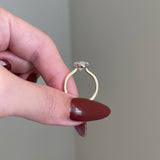 2.50 CT Oval Shaped Moissanite Solitaire Engagement Ring 7