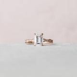 2.0 CT Emerald Milgrain Vintage Style Moissanite Engagement Ring 9