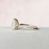 3.5 CT Radiant Shape Pave Moissanite Engagement Ring 5